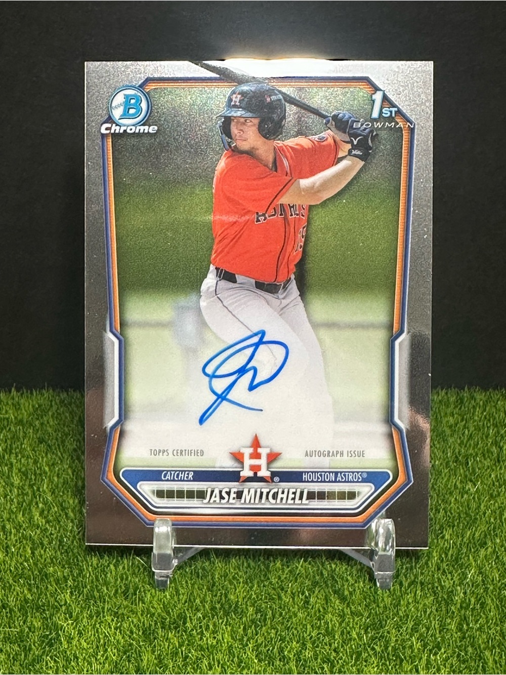 2026 Bowman Chrome Houston Astros Jase Mitchell 1st Bowman Card Autograph